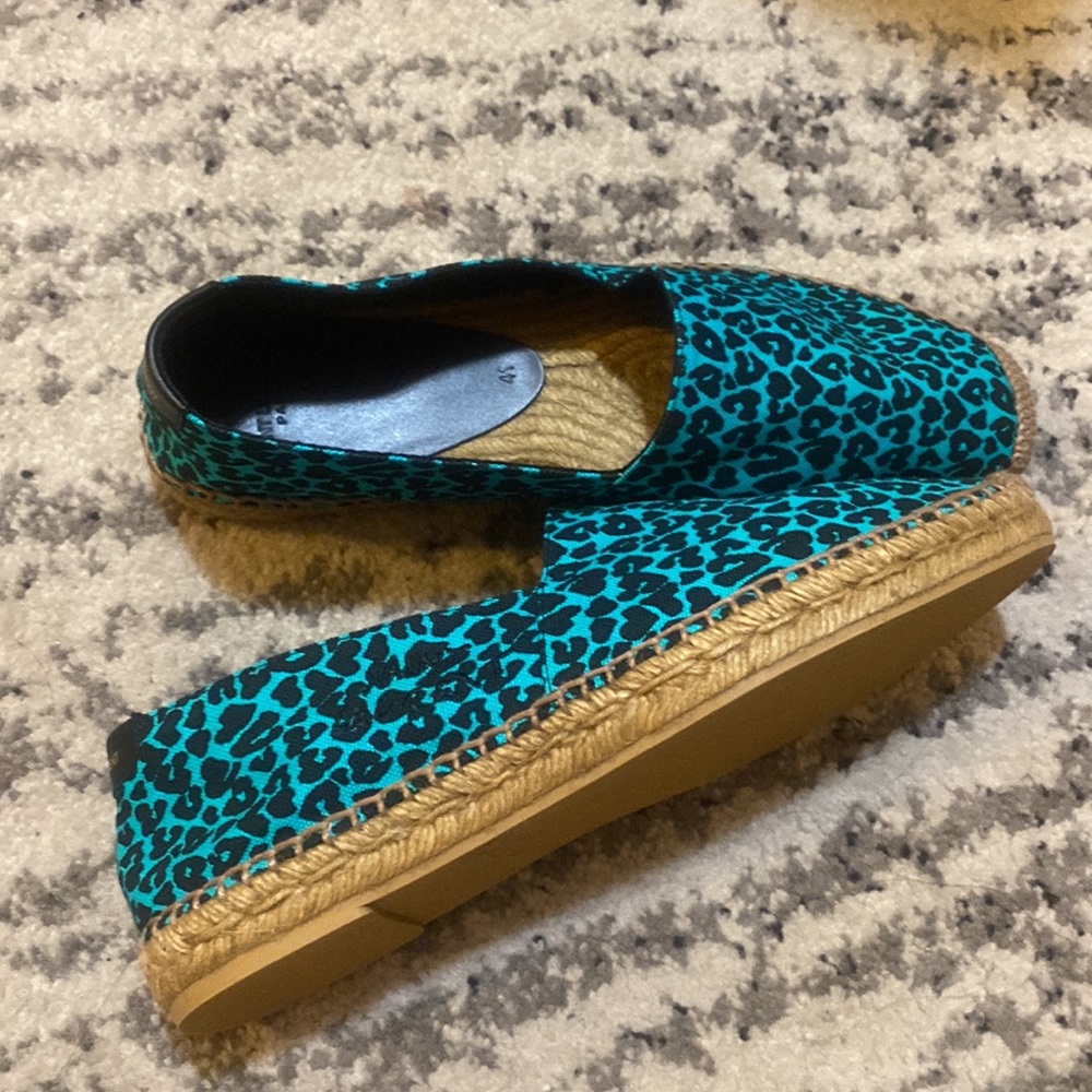 Saint Laurent Espadrille Slip On Signature Flats - Picture 3 of 8